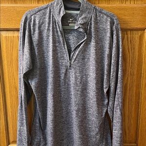 Nike Heathered purple Dri-FIT Pullover